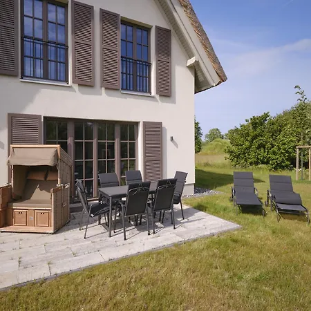 Reetland Am - Luxus Reetdachvilla Mit 3 Schlafzimmern, Sauna Und Kamin H07 Villa